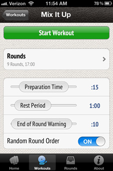 Workout Detail Screen